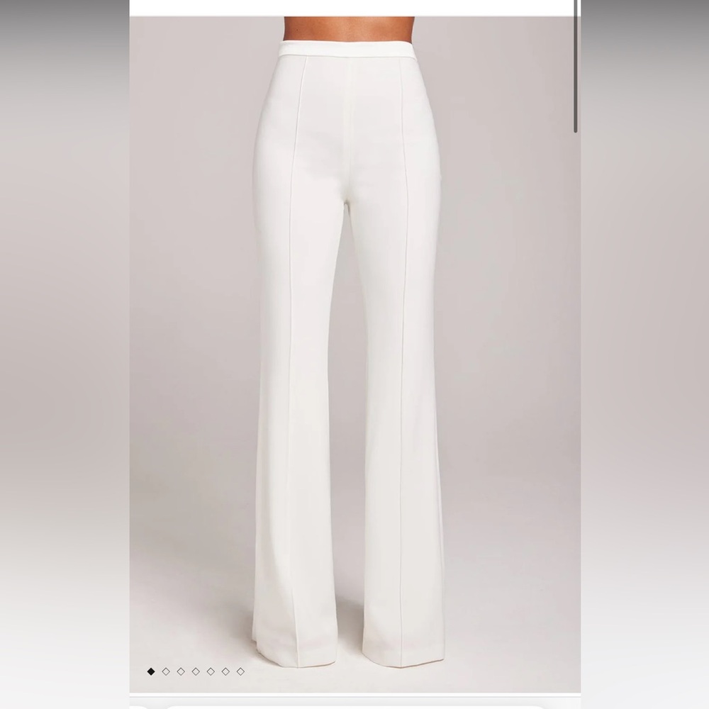 NWT NADINE MERABI charlotte white pants